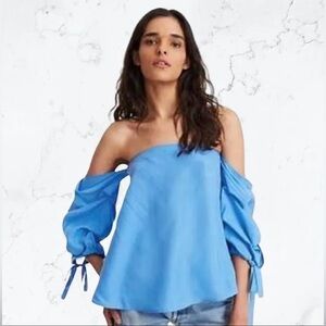 NWT Club Monaco Lili silk top Size 2